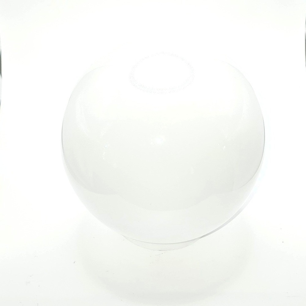 Vintage White Opal/Milk Glass Globe Lampshade – 6" Round 5" Wide – 3 1/8" Fitter